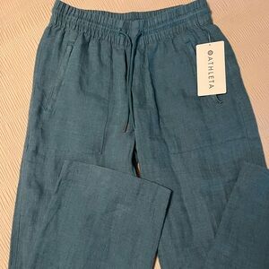Athleta retreat linen wide leg pants